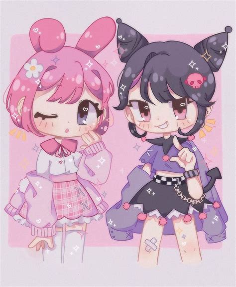 My Melody And Kuromi My Melody Anime Cute Characters | Images and ...