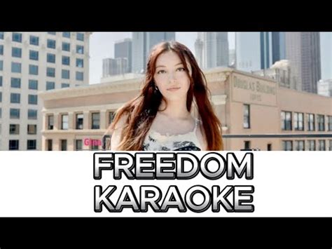 Gina De Bosschere Freedom Official Karaoke Instrumental Youtube