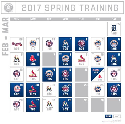 Houston Astros on Twitter: "Our 2017 Spring Training schedule has been ...