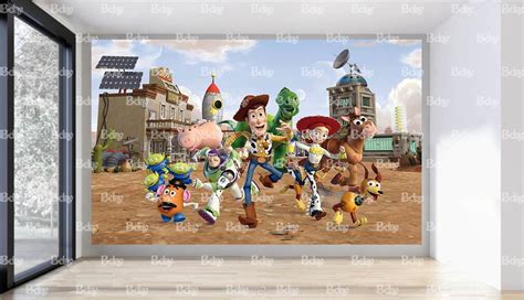 Painel Sublimado Toy Story 3x2 5m no Elo7 B day Painéis Sublimados