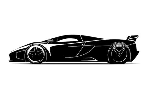 Premium Vector Supercar Car Silhouette Vector