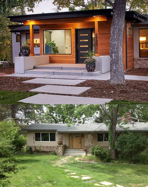 14 Mid Century Modern Exterior Before And After 2023 - DHOMISH