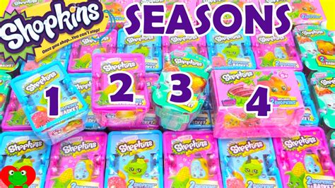 Shopkins Season 1 2 3 4 Blind Baskets Opening Toy Genie Surprises YouTube