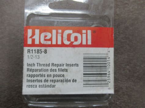 Helicoil R1185 8 Inch Thread Repair Inserts 6ct Ebay