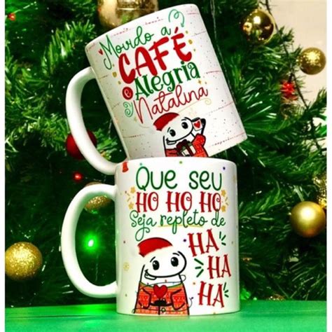 Caneca Natal Personalizada Caneca Amigo Secreto Meme Flork Meme