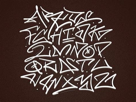 Graffiti alphabet by Alexandra on Dribbble