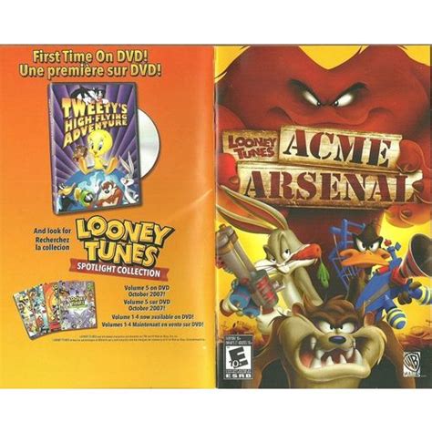 Looney Tunes Acme Arsenal Playstation Game Disc Ps Ps Ntsc U C New