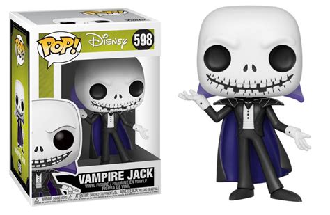 Funko Pop Vampire Jack Skellington 598 O Estranho Mundo De Jack