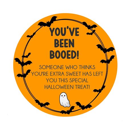 Youve Been Booed Printable Instant Download Full Page Halloween Youve Been Booed Halloween