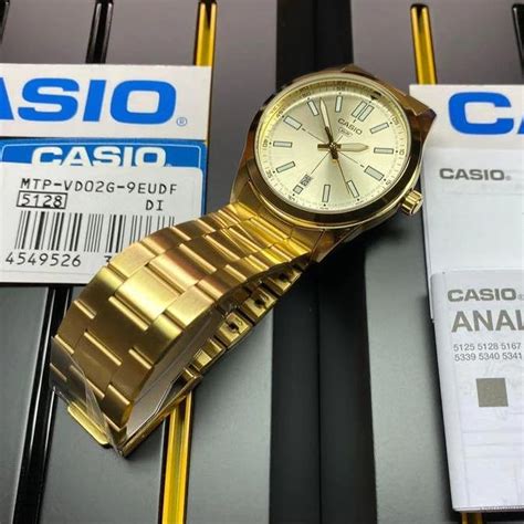 Casio Nam Mtp Vd G Eudf Ch Nh H Ng Gi T T