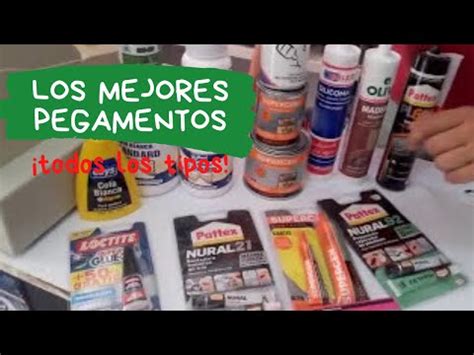 Tipos De Pegamentos Y Adhesivos Youtube