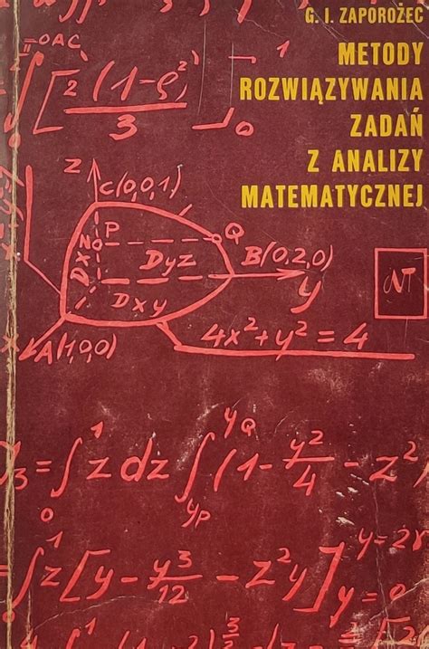 Metody Rozwi Zywania Zada Z Analizy Matematycznej G I Zaporo Ec