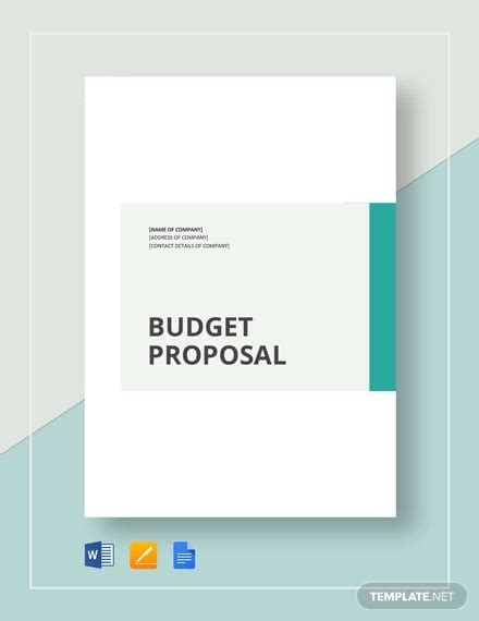 16+ Budget Proposal Templates - PDF, DOC, Apple Pages, Google Docs ...