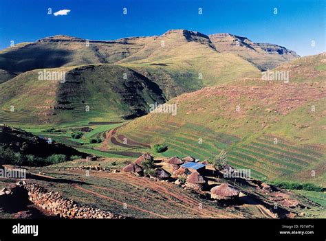 Highlands Thaba Tseka District Lesotho Stock Photo Alamy