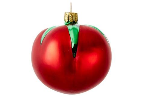 Tomato Ornament Ornaments How To Make Ornaments Christmas Bulbs