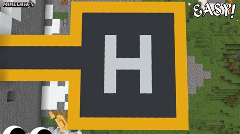 How To Build Helipad In Minecraft Youtube