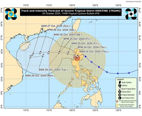 Signal No 3 Remains Hoisted In Luzon Provinces As Kristine Moves