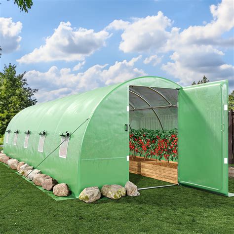 Dextrus Extra Large Heavy Duty Greenhouse Dimensions Of 26x10x7ft