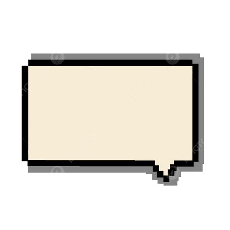 Dialog Box Clipart Vector Light Pixel Art Text Box Dialog Light