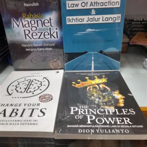 Jual Paket 4 Buku Rahasia Magnet Rezeki Law Of Atrraction Ikhtiar