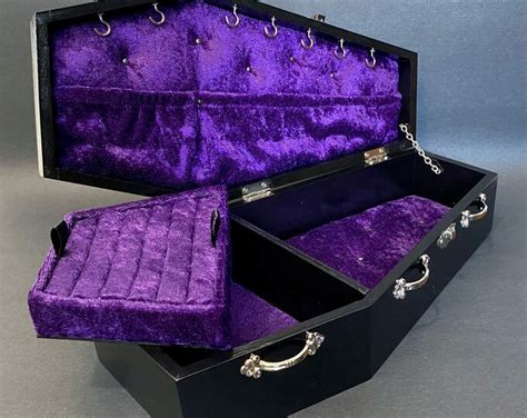 Vampire Coffin Jewelry Box, Coffin Chest, Gothic Coffin Jewelry Box ...