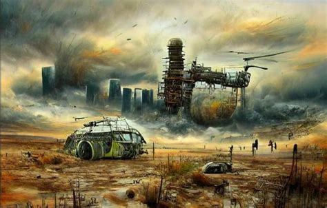 Post-apocalyptic landscape by Malcom G : r/postapocalyptic