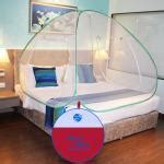 Buy Silver Shine Mosquito Net Polyester Foldable For King Size White