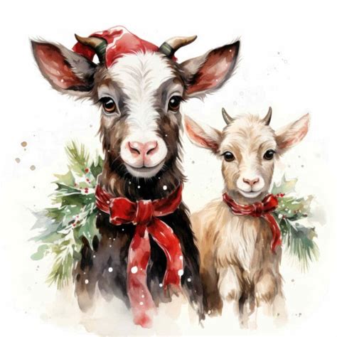 37 Christmas Farm Animals Clipart Images - Free Download - Hello Brazen