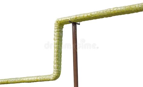 Thermal insulation pipe stock photo. Image of industrial - 108658824