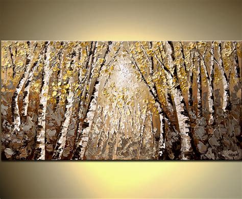 Birch Tree Forest Painting at PaintingValley.com | Explore collection ...