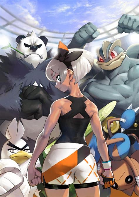 サイトウ Gym Leader Bea Pokemon Waifu Gym Leaders Pokemon Art