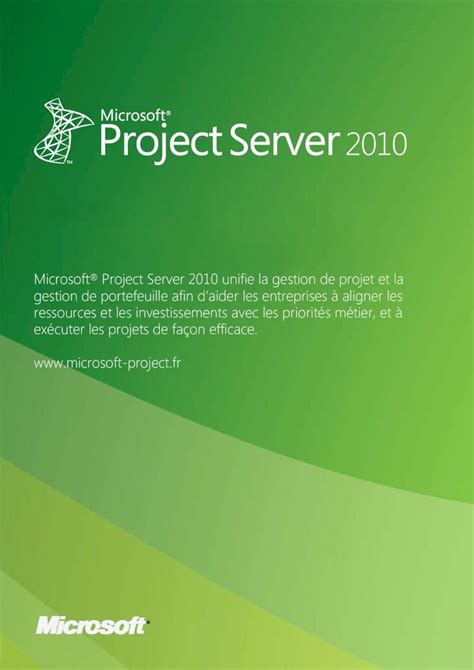 PDF Microsoft Project Server 2010 Unifie La Gestion De Projet