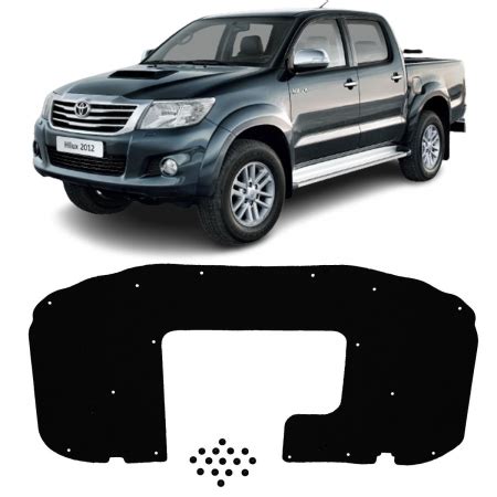 Forro Manta Capô Toyota Hilux e SW4 2016 a 2023 Autoadesivo