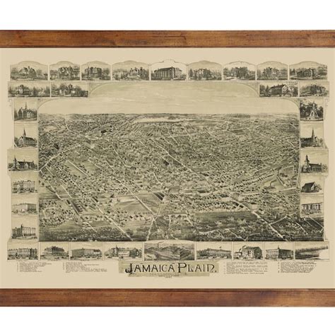 Jamaica Plain Map - Etsy