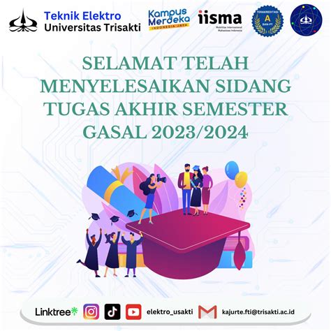 Selamat Telah Menyelesaikan Sidang Tugas Akhir Semester Gasal