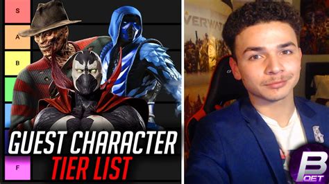 ACCURATE NetherRealm Games Guest Character Tier List Mortal Kombat