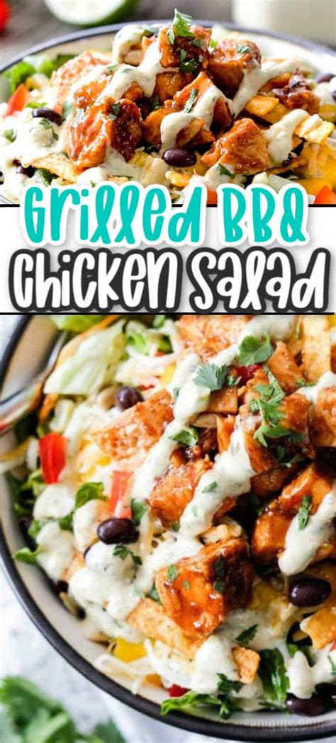 Grilled Barbecue Chicken Salad ⋆ Real Housemoms