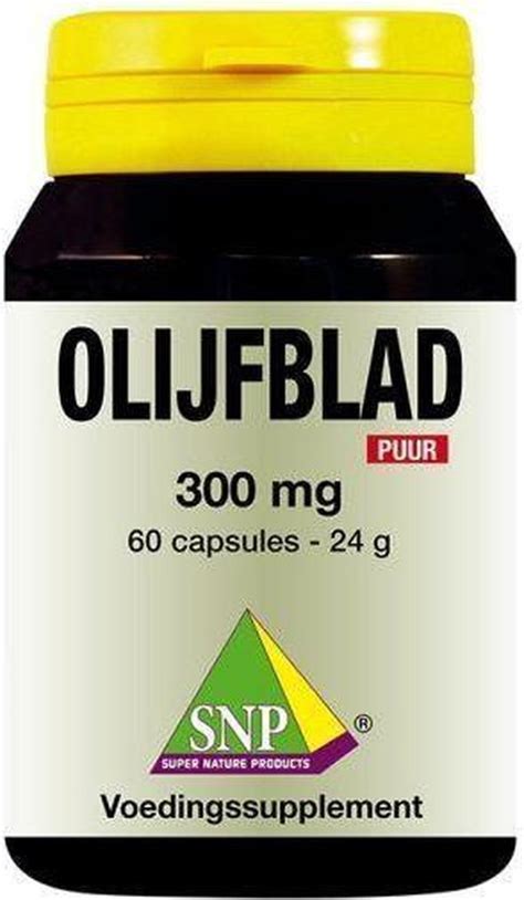 Snp Olijfblad Extract Mg Puur Capsules Bol