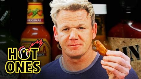 Watch Gordon Ramsay Suffer While Eating Extremely Hot Wings Mashable