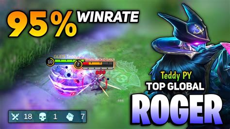 Winrate Roger Hypercarry Gameplay Top Global Roger Best Build