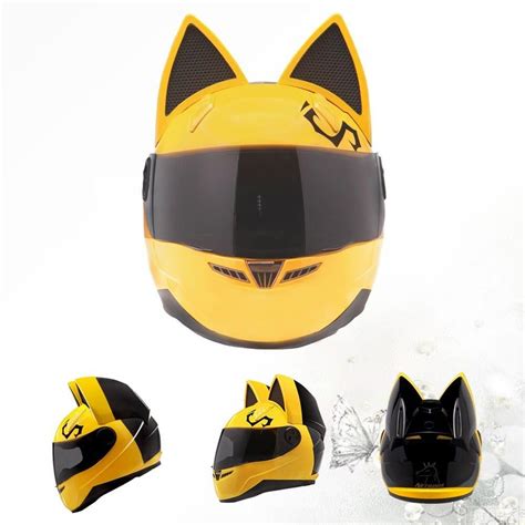 Motorcycle Cat Helmet | Womens motorcycle helmets, Motorbike helmet, Helmet