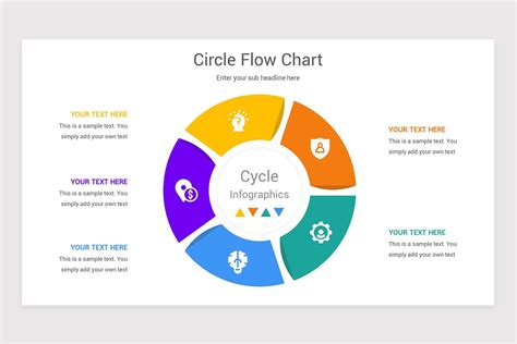 Circle Flow Chart Keynote Template Nulivo Market