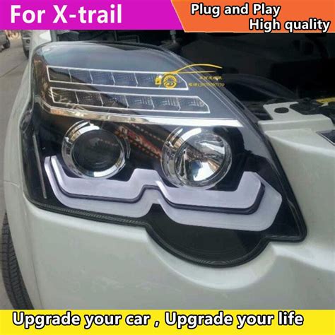 Faros De Coche Para Nissan X Trail Led Xtrail Faros Led Drl Lente De