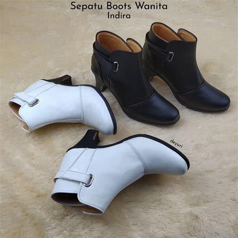 Jual Sepatu Boots Wanita Korea Deyuri Indira Shopee Indonesia