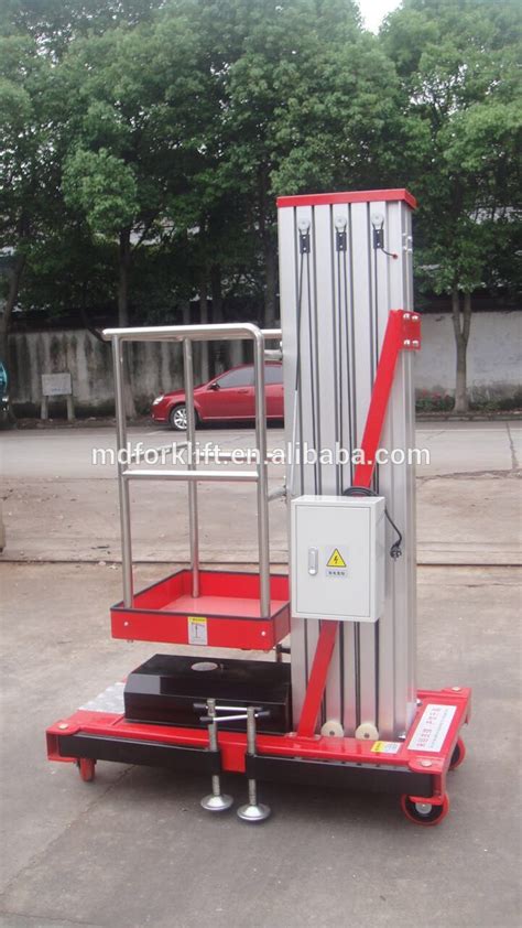 Tangga Aluminium Order Picker Forklift Electric Climbing Work Platform