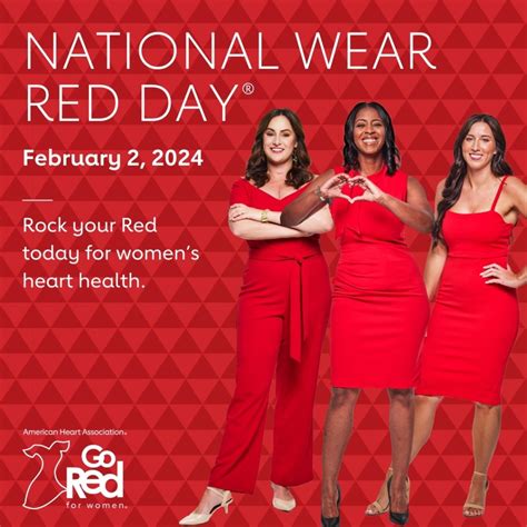 Wear Red Day Jackie Haas