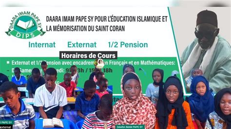 La D Couverte Daara Imam Pape Sy Internat Externat M Morisation