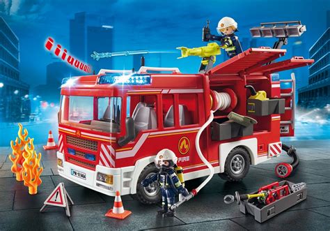 Fourgon D Intervention Des Pompiers Playmobil Pompier 9464