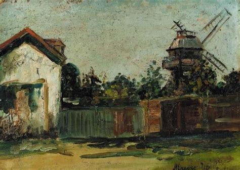 Maurice Utrillo Moulin De La Galette Circa 1919 Mutualart