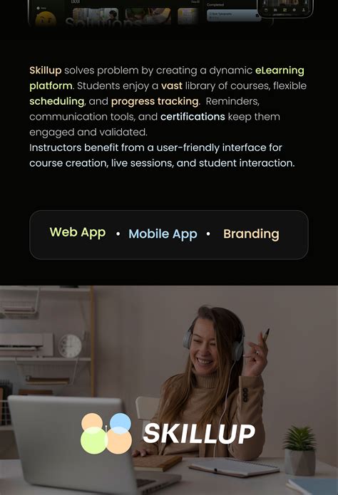 Skillup Uxui Design Case Study E Learning Behance
